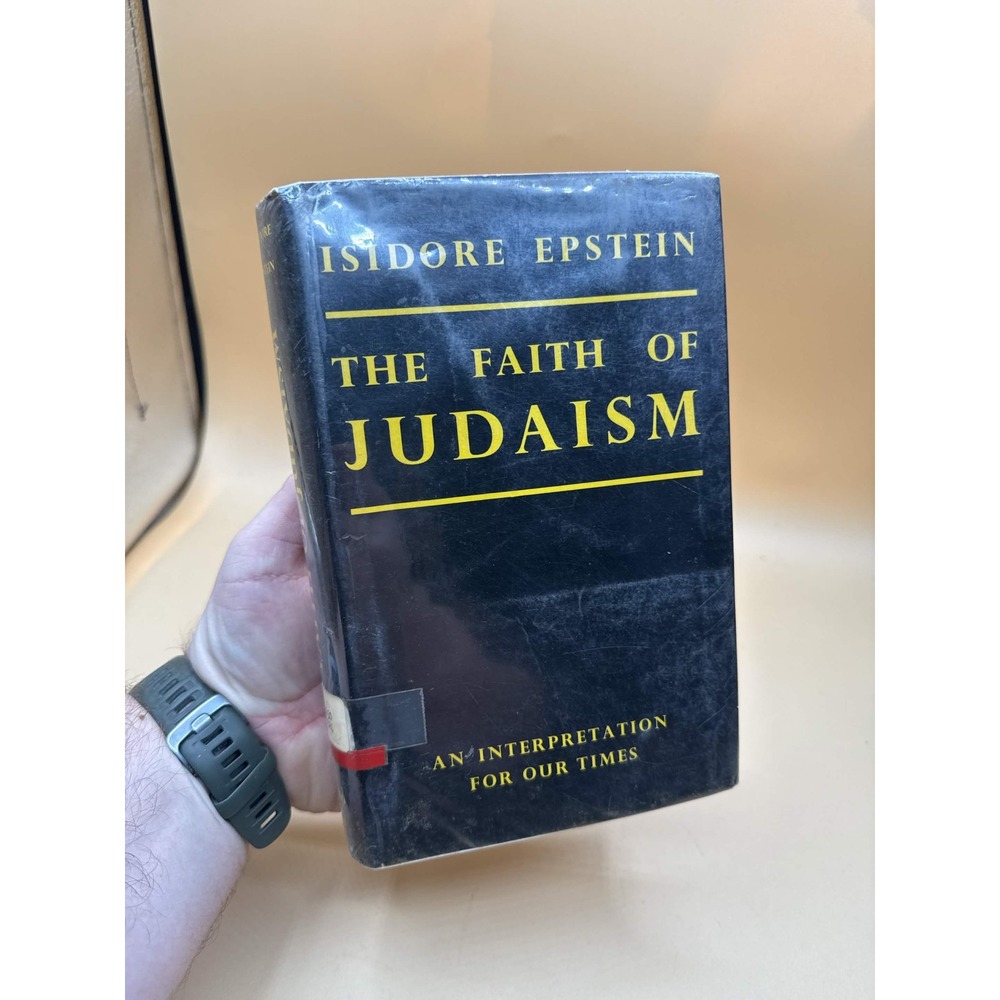 The Faith of Judaism Isidore Epstein 1960 Soncino Press Hardcover Ex-Library